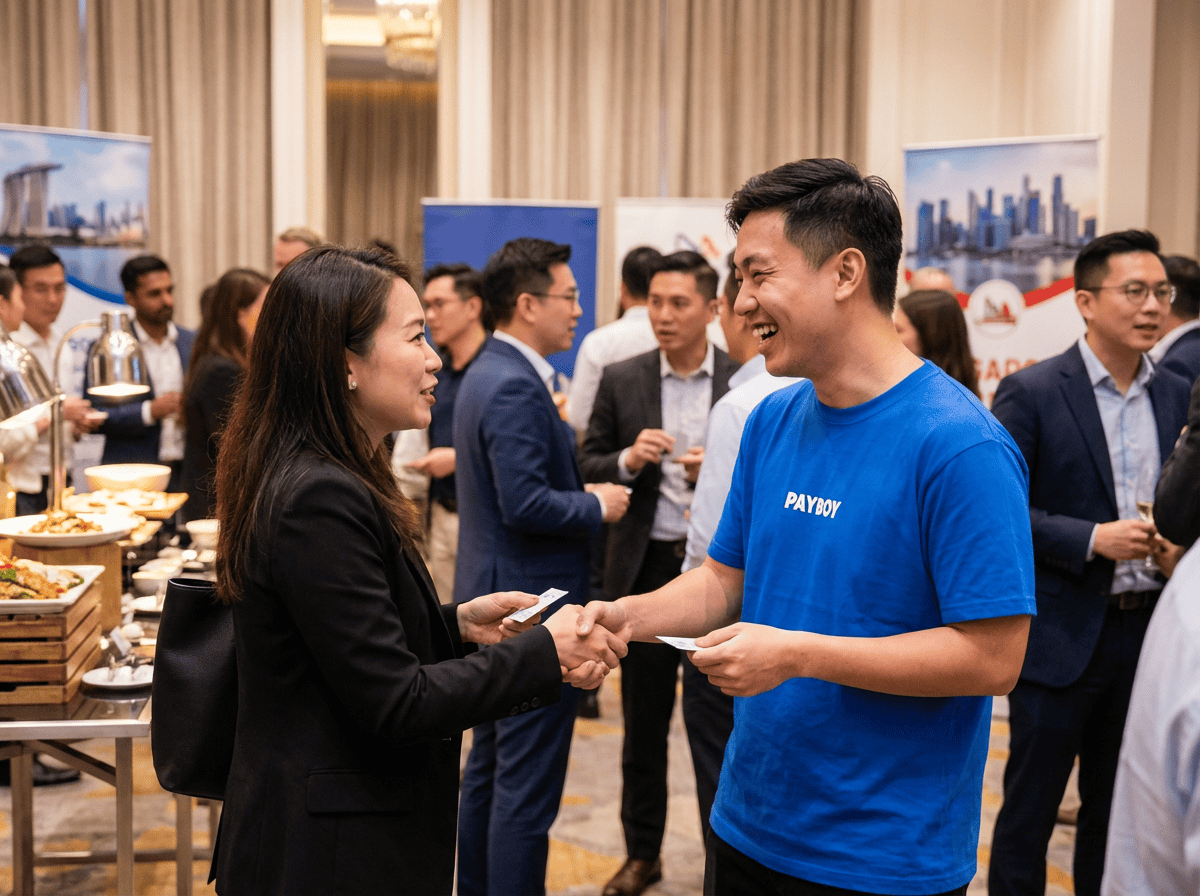 Networking at Suntec